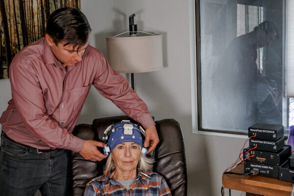 Neuro RX with EEG on coaching client